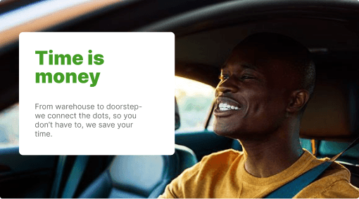 Professional logistics manager overseeing operations