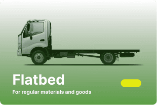 Lorry for heavy commercial and goods delivery