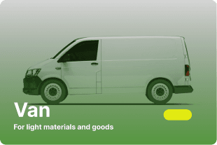 Van for light commercial and goods delivery